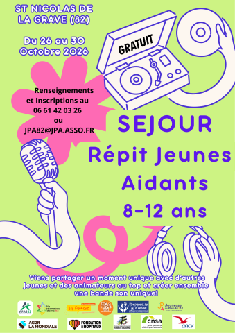 Séjour Répit Jeunes Aidants Automne 2026